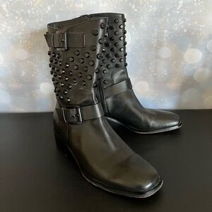 Michael Kors Bryn Moto Boots - 8.5 US